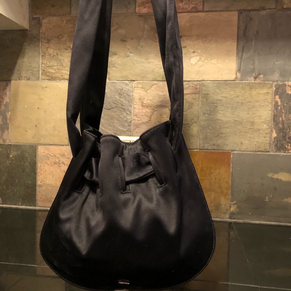 Gucci mini shoulder bag satin / leather